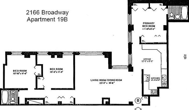 Additional photo 3 of property located at 2166 Broadway Apt 19B