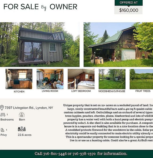Photo of 7397 Livingston Rd, Franklinville, NY