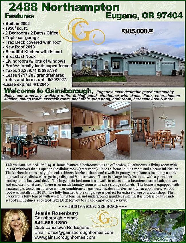 Photo of 2488 Northampton, Eugene, OR