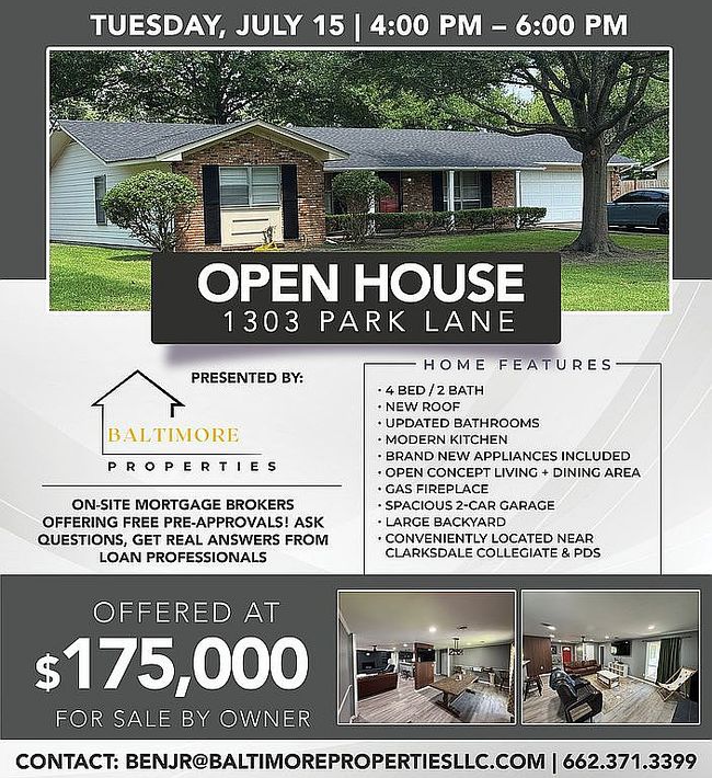 Photo of 1303 Park Ln, Clarksdale, MS