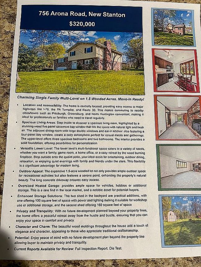 Photo of 756 Arona Rd, New Stanton, PA