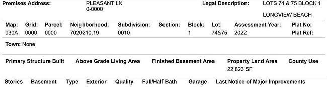 Image of Lots 74-75 Pleasant Lane