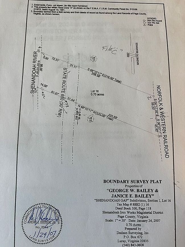 Photo of 0 Grove Hill River Rd Lot 88B2-1-16, Shenandoah, VA
