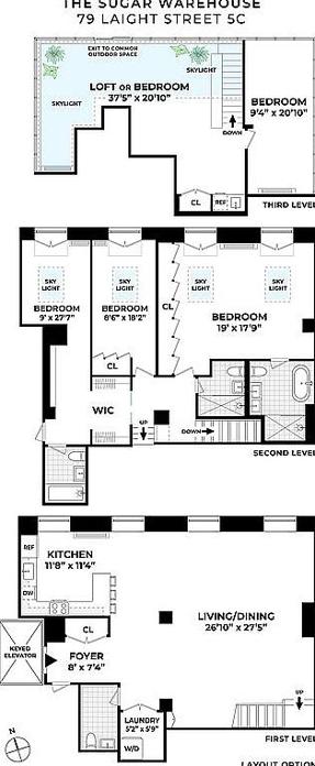 Additional photo 1 of property located at 79 Laight St #5C
