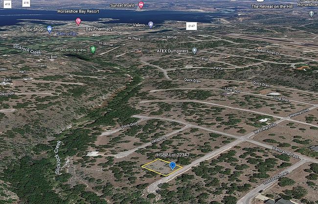 Photo of Lot 22342 Westward Ho, Horseshoe Bay, TX