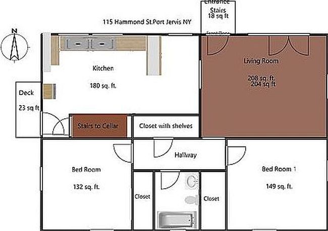 Photo of 115 Hammond St, Pt Jervis, NY