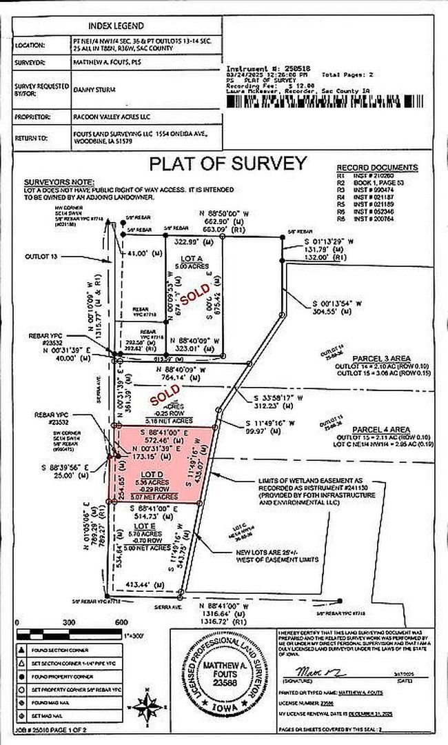 Photo of 0 Sierra Avenue Lot D, Sac City, IA