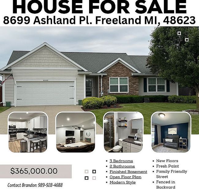Photo of 8699 Ashland Pl, Freeland, MI